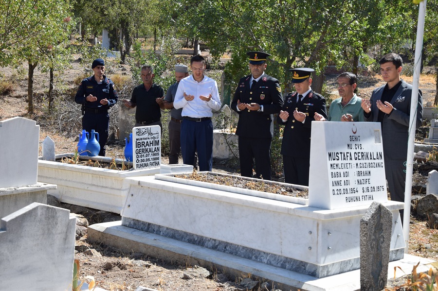 Şehit Mustafa GERİKALAN Şehadetinin Yıl Dönümünde Dualarla Anıldı 